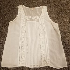 GB white tank top! Size M